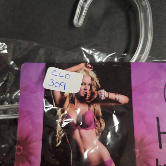 Hers by Herman 36C Orange with white lace bra - Picture 2 of 4